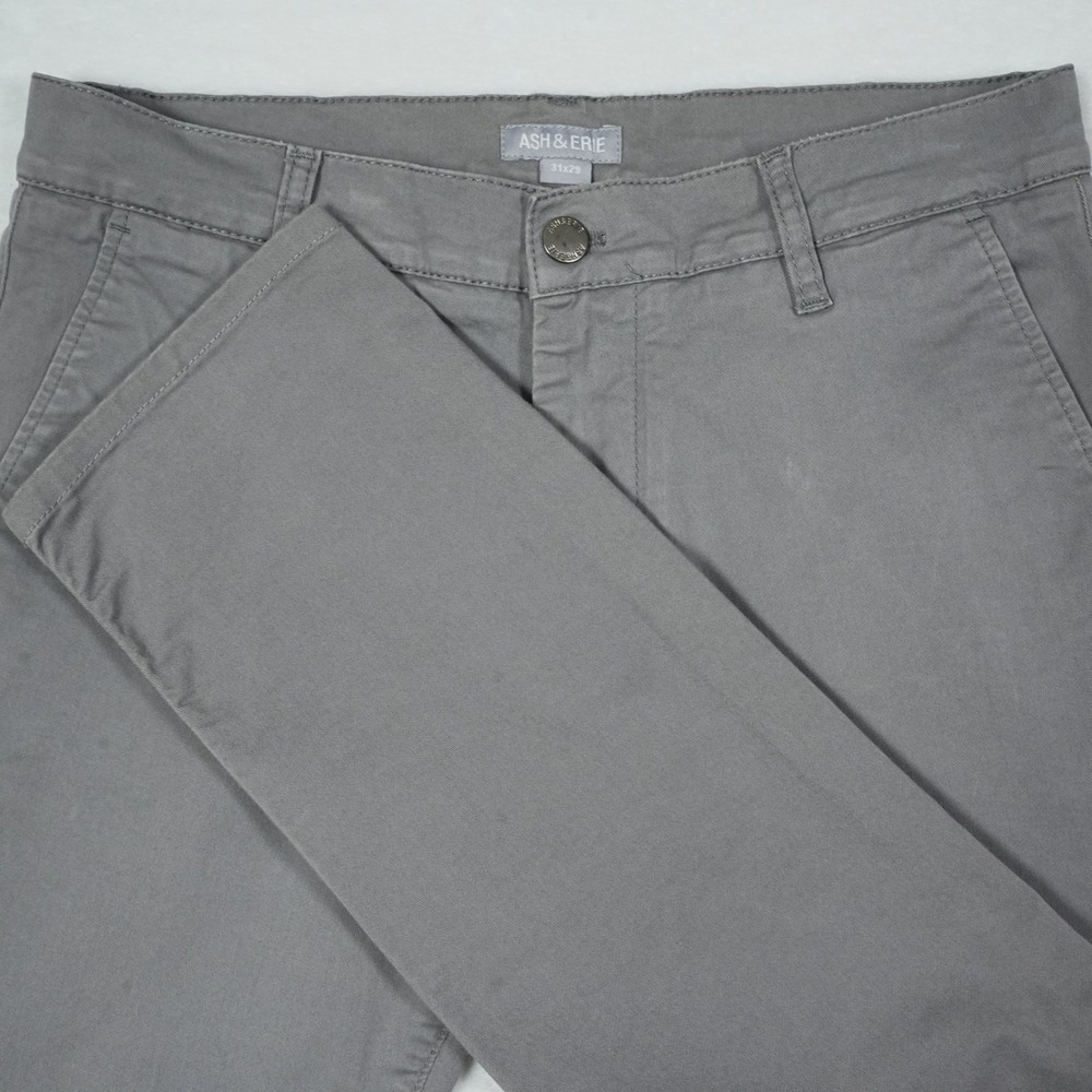 ASH & ERIE 31x29 Men's Gray Chinos